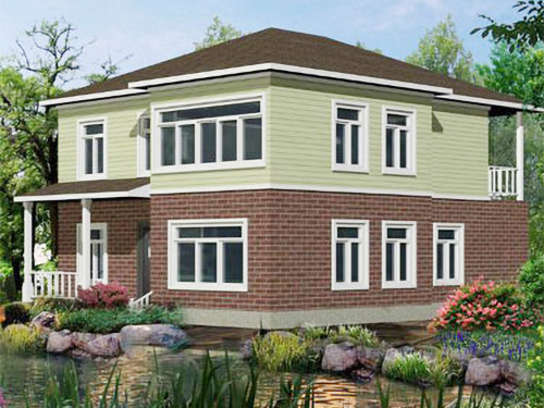 居家钢结构别墅工程案...