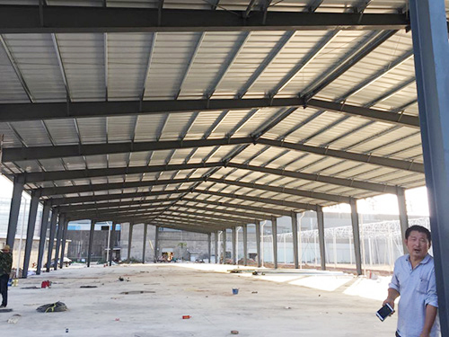 大朗钢结构仓库工程案...