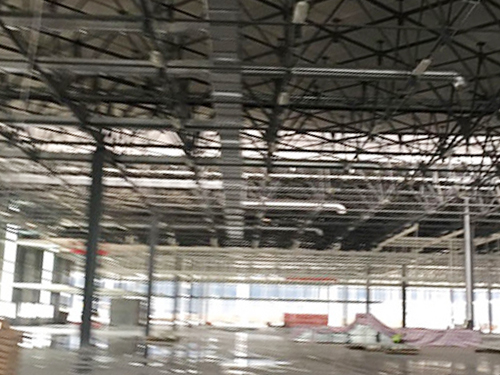 汽车展厅钢结构工程案...